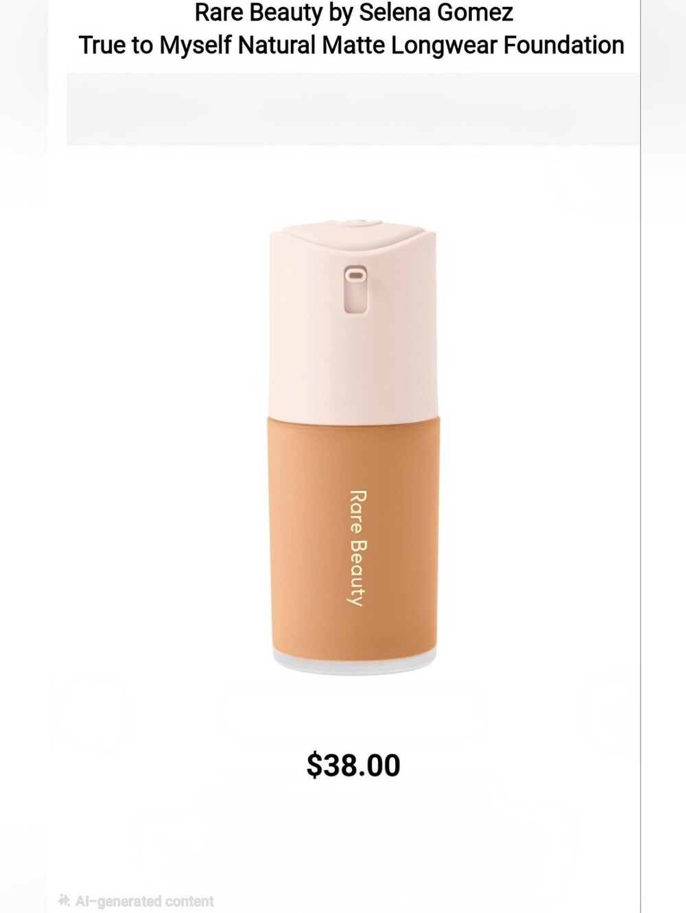 Rare Beauty Liquid Foundation Shade 23